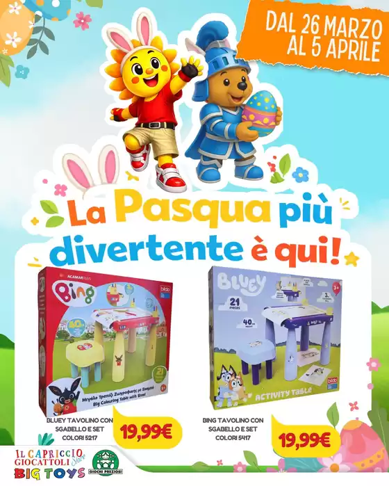 Volantino il Capriccio Giocattoli a Alcamo | il Capriccio Giocattoli | 2026-03-27T00:00:00.000Z - 2026-03-27T00:00:00.000Z