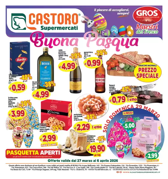 Volantino Il Castoro a Contessa Entellina | Buona Pasqua | 2026-03-27T00:00:00.000Z - 2026-04-06T00:00:00.000Z