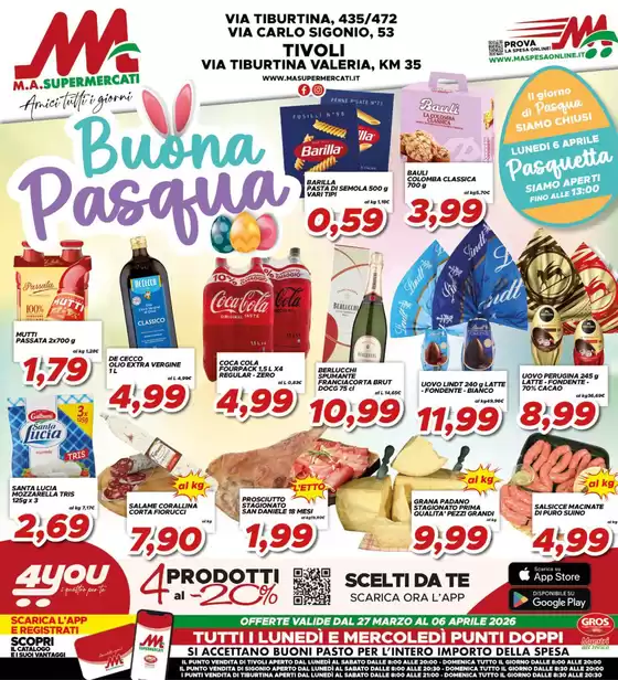 Volantino MA Supermercati a Altamura | Buona Pasqua | 2026-03-27T00:00:00.000Z - 2026-04-06T00:00:00.000Z