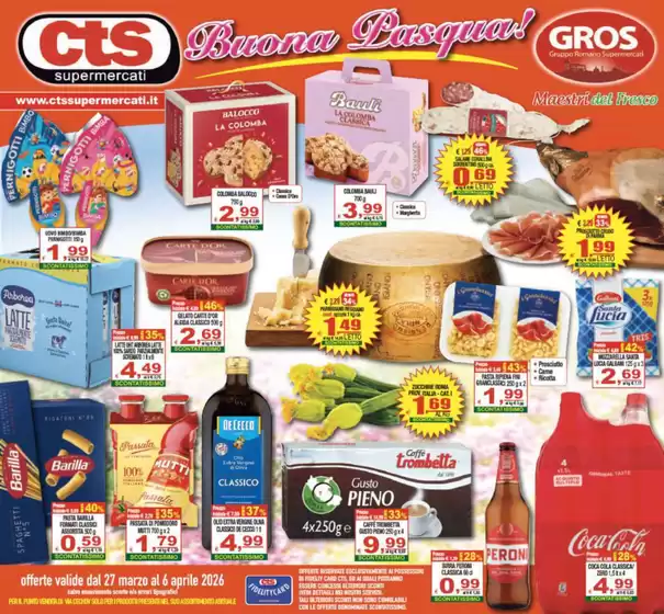Volantino CTS Supermercati a Altamura | Buona Pasqua | 2026-03-27T00:00:00.000Z - 2026-04-06T00:00:00.000Z