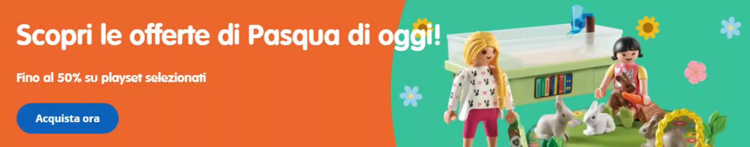Volantino Playmobil | Scopri le offerte di Pasqua di oggi! | 2026-03-27T00:00:00.000Z - 2026-04-04T00:00:00.000Z