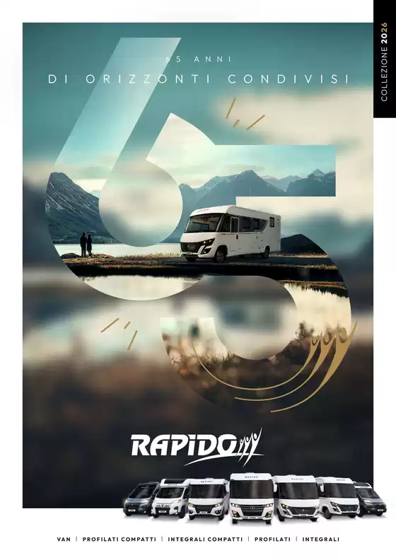 Volantino Rapido autocaravan a Matera | Collezione 2026 | 2026-03-27T00:00:00.000Z - 2026-12-31T00:00:00.000Z