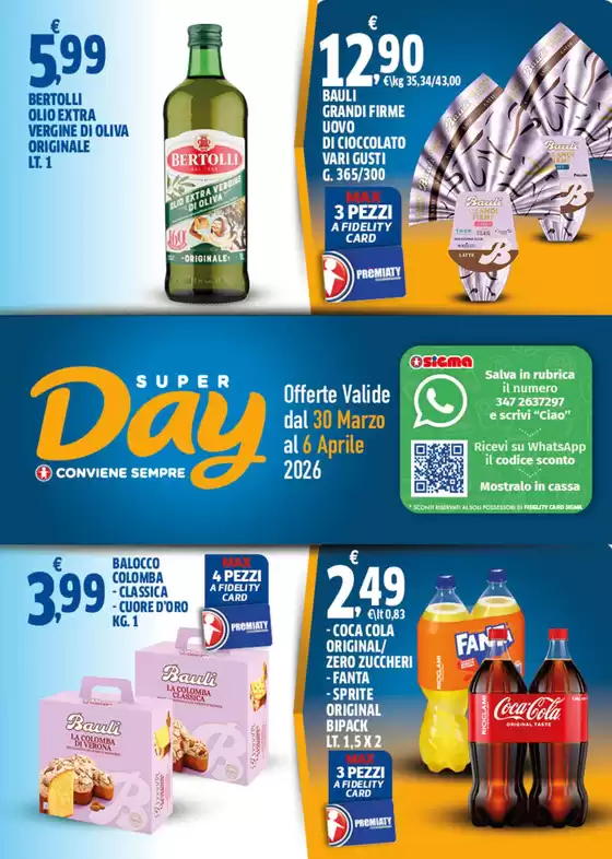 Volantino Superday | Offerte valide dal 30 marzo al 6 aprile 2026 | 2026-03-30T00:00:00.000Z - 2026-04-06T00:00:00.000Z