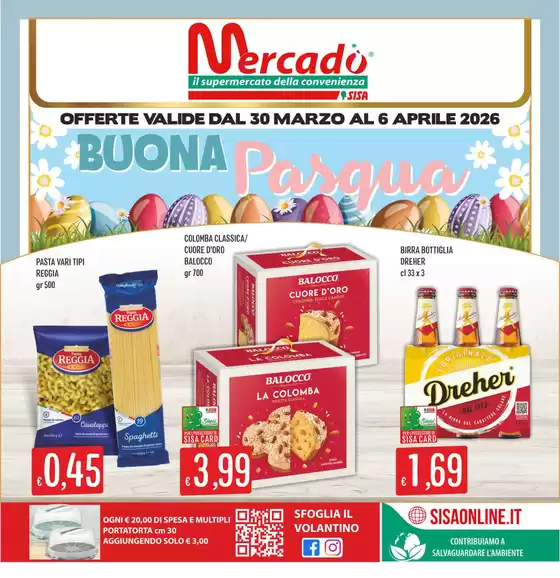 Volantino Mercadò | Buona pasqua | 2026-03-30T00:00:00.000Z - 2026-04-06T00:00:00.000Z