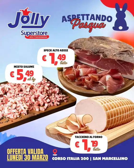 Volantino Jolly Market | Aspettando pasqua | 2026-03-30T00:00:00.000Z - 2026-03-30T00:00:00.000Z