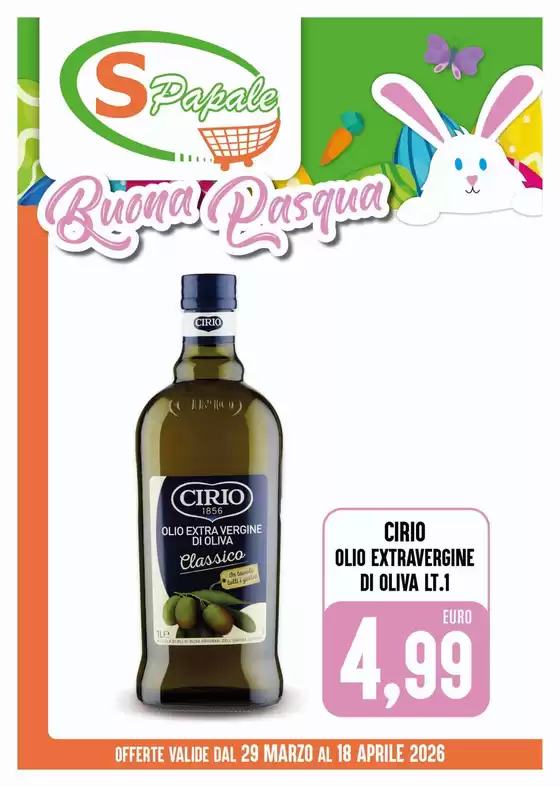 Volantino Supermercato Papale | Buona pasqua | 2026-03-30T00:00:00.000Z - 2026-04-18T00:00:00.000Z