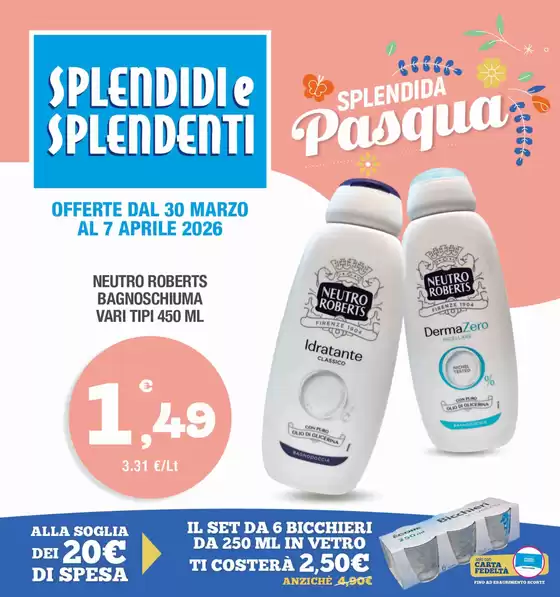Volantino Splendidi e Splendenti a Messina | Splendida Pasqua | 2026-03-30T00:00:00.000Z - 2026-04-07T00:00:00.000Z