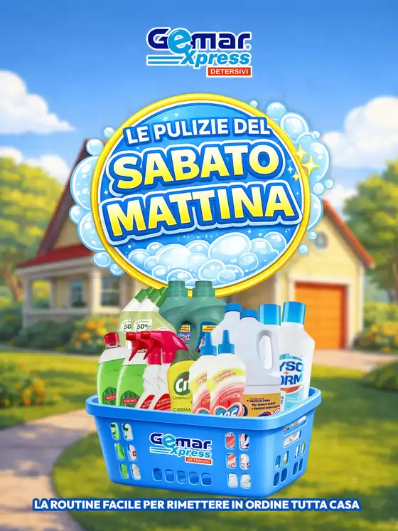 Volantino Gemar Detersivi a Messina | Le pulizie del sabato mattina | 2026-03-30T00:00:00.000Z - 2026-04-05T00:00:00.000Z