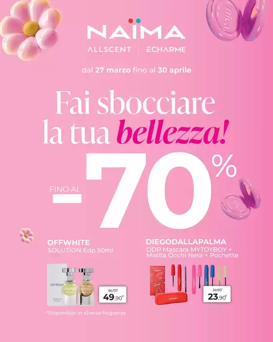 Volantino Allscent a Messina | Fai sbocciare la tua bellezza! | 2026-03-30T00:00:00.000Z - 2026-04-30T00:00:00.000Z