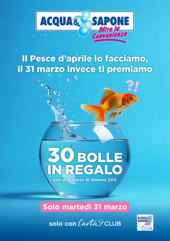 Volantino Acqua & Sapone a Messina | Solo martedi 31 marzo | 2026-03-31T00:00:00.000Z - 2026-03-31T00:00:00.000Z