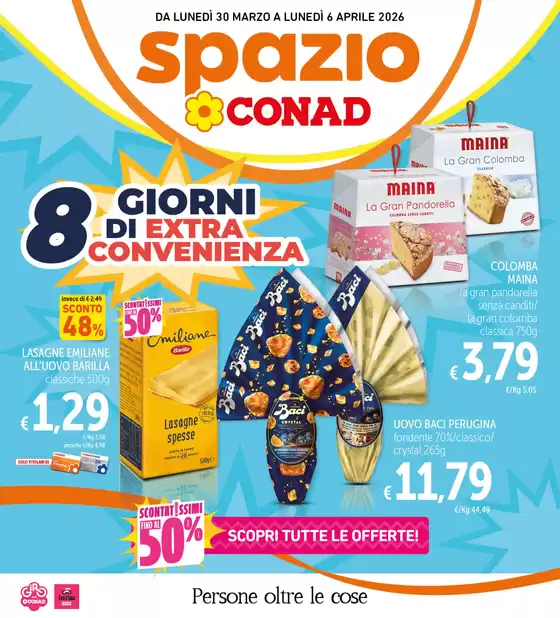 Volantino Spazio Conad a Torino | 8 Giorni di Extra Convenienza | 2026-03-30T00:00:00.000Z - 2026-04-06T00:00:00.000Z