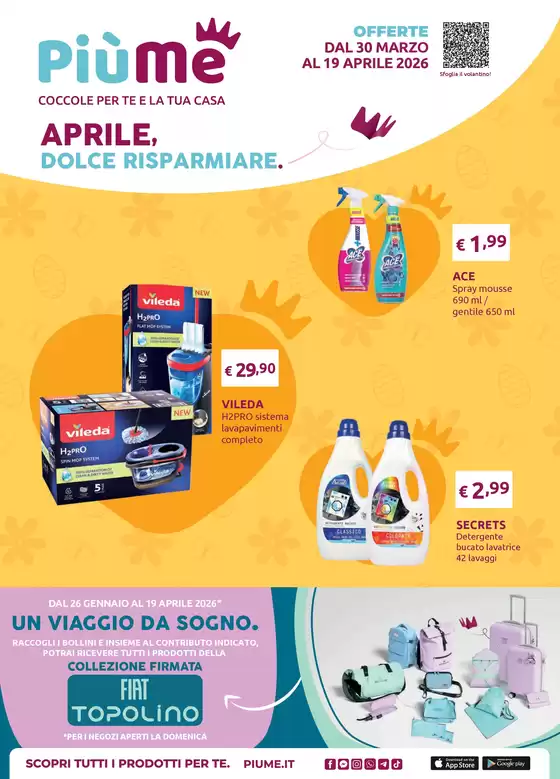Volantino Smoll a Messina | Aprile, dolce risparmiare. | 2026-03-30T00:00:00.000Z - 2026-04-19T00:00:00.000Z