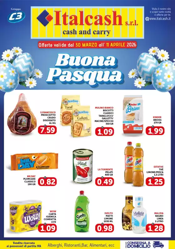 Volantino Italcash | Buona Pasqua | 2026-03-30T00:00:00.000Z - 2026-04-11T00:00:00.000Z