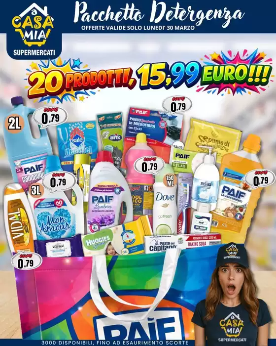 Volantino A Casa Mia a Formia | Offerte valide solo lunedi 30 marzo | 2026-03-30T00:00:00.000Z - 2026-03-30T00:00:00.000Z