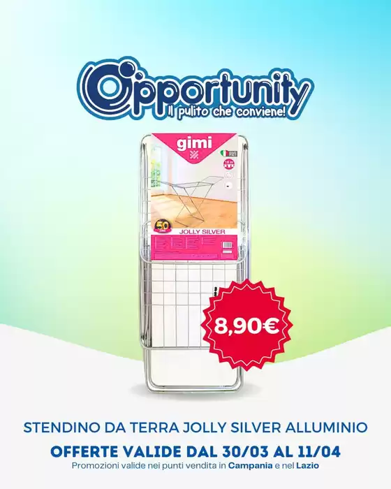 Volantino Opportunity Shop a Messina | Offerte valide dal 30/03 al 11/04 | 2026-03-30T00:00:00.000Z - 2026-04-11T00:00:00.000Z