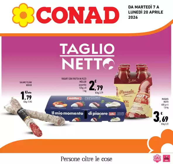Volantino Conad | Taglio Netto | 2026-04-07T00:00:00.000Z - 2026-04-20T00:00:00.000Z