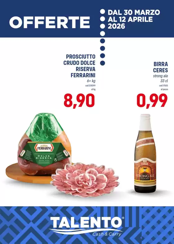 Volantino Talento | Offerte | 2026-03-30T00:00:00.000Z - 2026-04-12T00:00:00.000Z