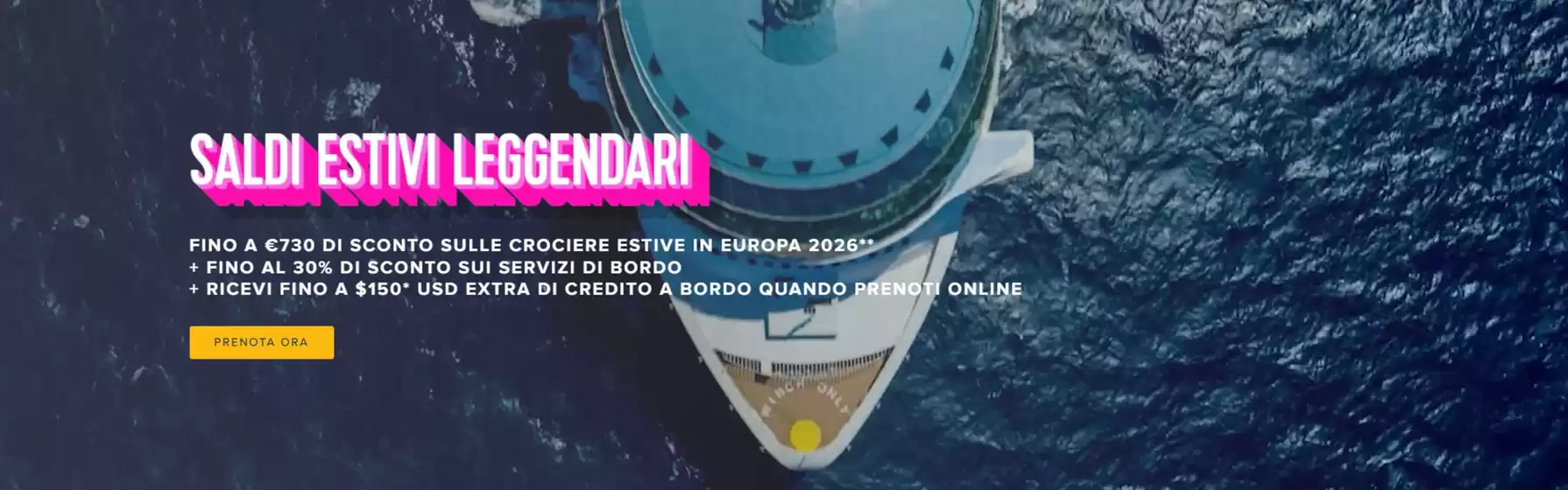 Volantino Royal Caribbean a Pignataro Maggiore | Saldi estivi leggendari | 2026-03-31T00:00:00.000Z - 2026-04-02T00:00:00.000Z