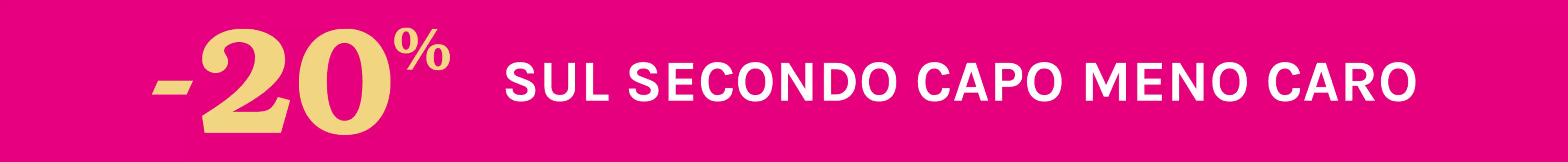 Volantino Fiorella Rubino a Nichelino | -20% sul secondo capo meno caro | 2026-03-31T00:00:00.000Z - 2026-04-14T00:00:00.000Z