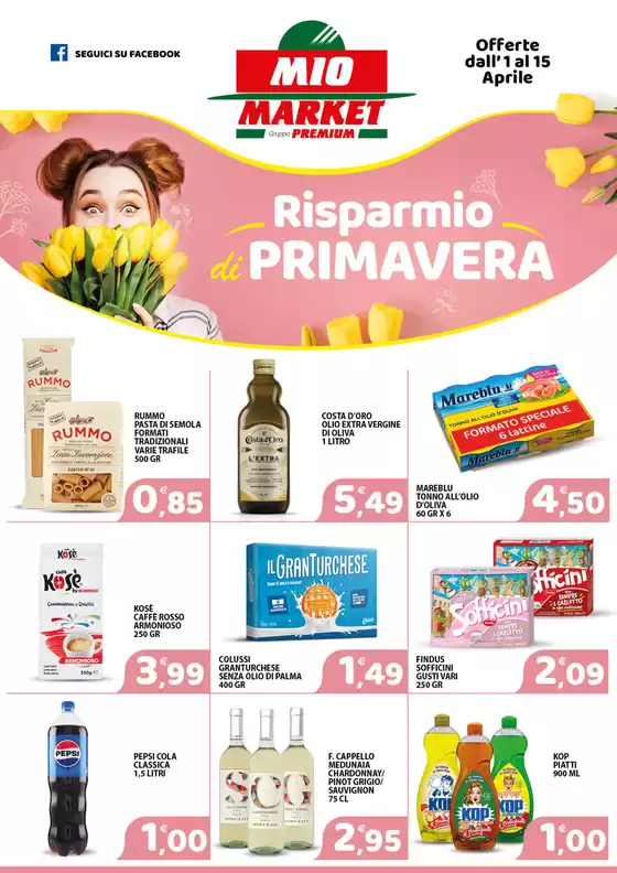 Volantino Mio Market a Catania | Risparmio di primavera | 2026-04-01T00:00:00.000Z - 2026-04-15T00:00:00.000Z