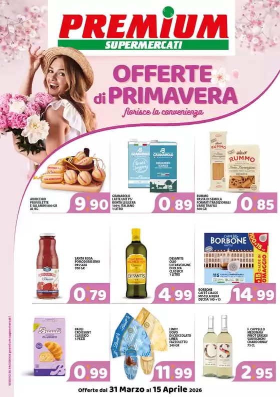 Volantino Premium Supermercati | Offerte di primavera | 2026-03-31T00:00:00.000Z - 2026-04-15T00:00:00.000Z