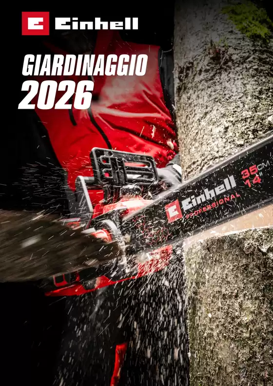 Volantino Einhell a Genova | GIARDINAGGIO 2026 | 2026-03-31T00:00:00.000Z - 2026-12-31T00:00:00.000Z