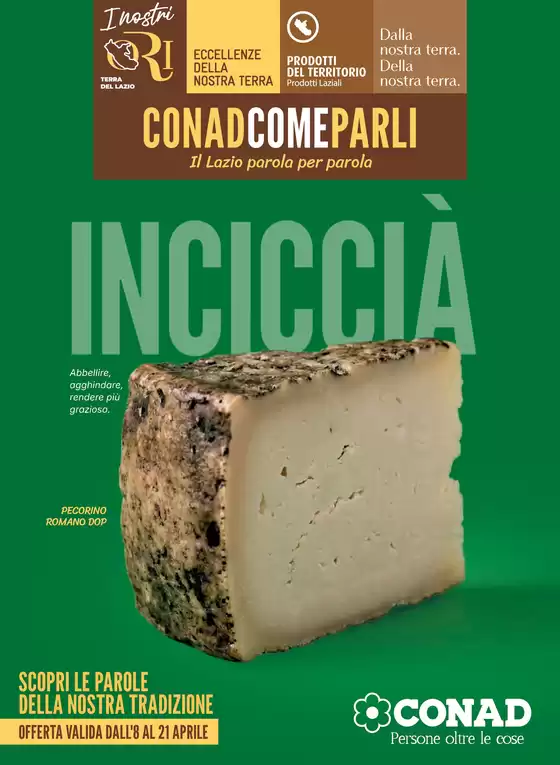 Volantino Conad a Gassino Torinese | Localismo Lazio | 2026-04-08T00:00:00.000Z - 2026-04-21T00:00:00.000Z