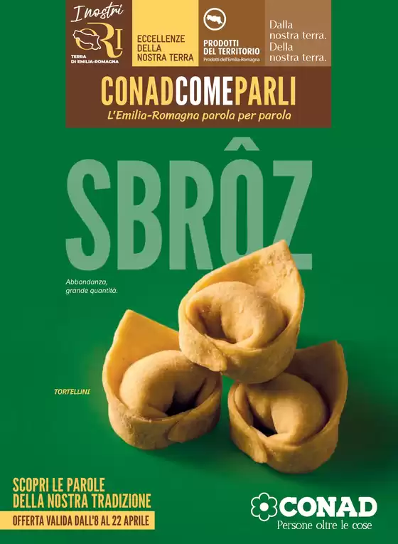 Volantino Conad | Localismo Emilia | 2026-04-08T00:00:00.000Z - 2026-04-22T00:00:00.000Z