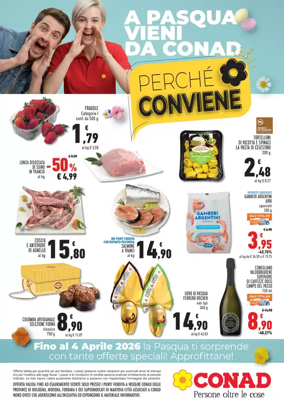 Volantino Conad City a Ferrara | OFFERTE DI PASQUA | 2026-04-01T00:00:00.000Z - 2026-04-04T00:00:00.000Z