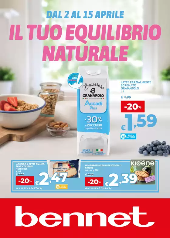 Volantino Bennet a Novara | Il Tuo Equilibrio Naturale | 2026-04-02T00:00:00.000Z - 2026-04-15T00:00:00.000Z