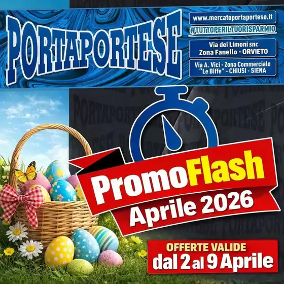 Volantino Mercato Porta Portese a Trieste | Promo Flash | 2026-04-01T00:00:00.000Z - 2026-04-09T00:00:00.000Z
