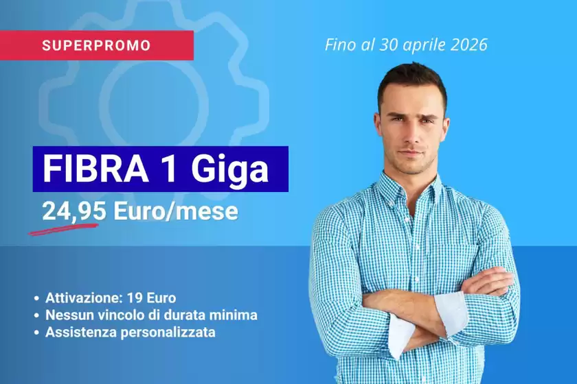 Volantino Ehiweb a Verona | Fibra 1 giga | 2026-04-01T00:00:00.000Z - 2026-04-30T00:00:00.000Z