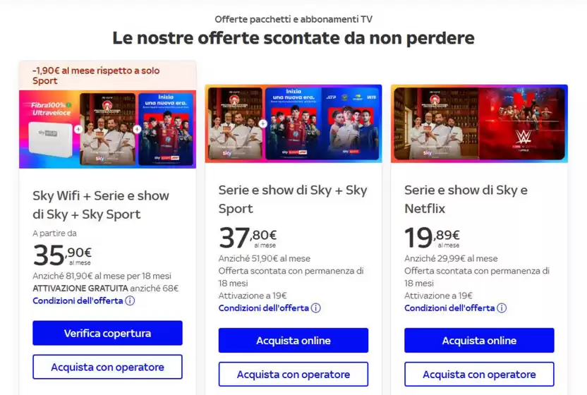 Volantino Sky a Statte | Le nostre offerte scontate da non perdere | 2026-04-01T00:00:00.000Z - 2026-04-30T00:00:00.000Z