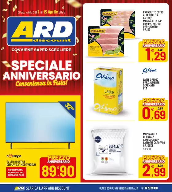 Volantino ARD Discount | Speciale Anniversario | 2026-04-07T00:00:00.000Z - 2026-04-15T00:00:00.000Z