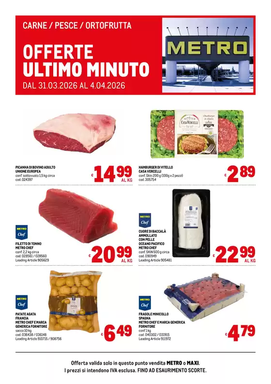 Volantino Metro a Stilo | Offerte freschissimi | 2026-04-01T00:00:00.000Z - 2026-04-04T00:00:00.000Z