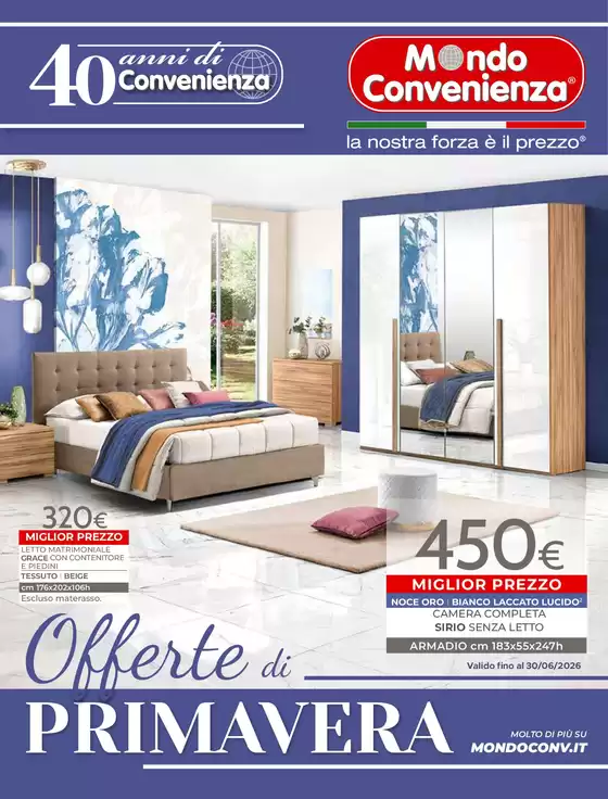 Volantino Mondo Convenienza | Catalogo Primavera 2026 | 2026-04-01T00:00:00.000Z - 2026-06-30T00:00:00.000Z