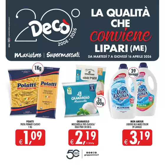 Volantino Decò a Montesilvano | La qualità che conviene | 2026-04-07T00:00:00.000Z - 2026-04-16T00:00:00.000Z