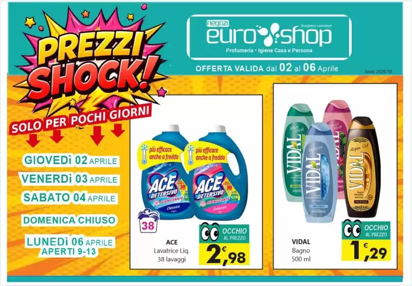 Volantino  a San Benedetto del Tronto | Prezzi Shock! | 2026-04-02T00:00:00.000Z - 2026-04-06T00:00:00.000Z