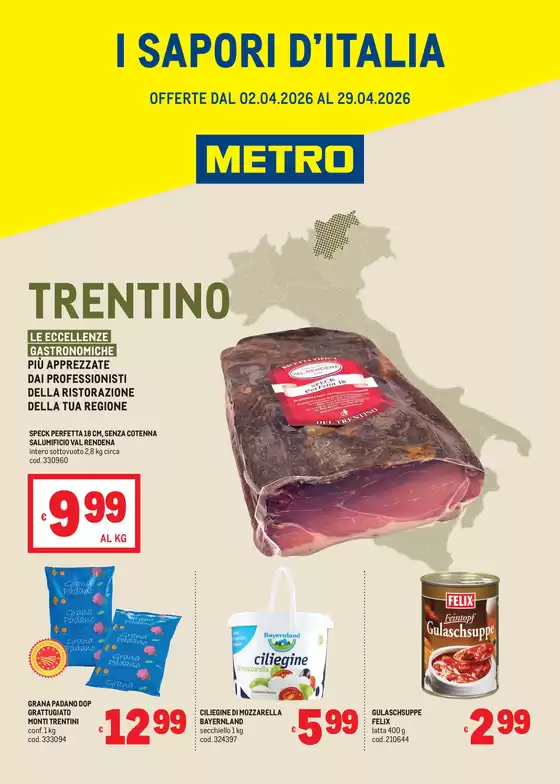 Volantino Metro a Montepaone | Sapori ditalia - TRENTINO | 2026-04-02T00:00:00.000Z - 2026-04-29T00:00:00.000Z