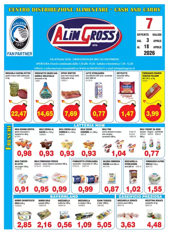 Volantino Alimgross | OFFERTE VALIDE DAL 03 APRILE AL 18 APRILE 2026 | 2026-04-03T00:00:00.000Z - 2026-04-18T00:00:00.000Z