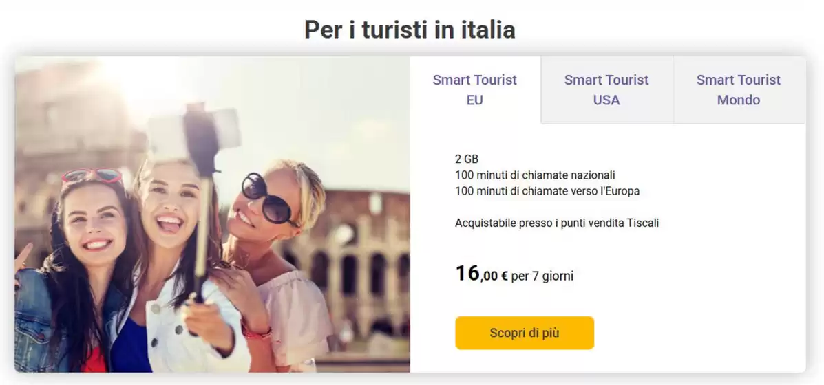 Volantino Tiscali Casa | Per i turisti in italia | 2026-04-03T00:00:00.000Z - 2026-04-10T00:00:00.000Z