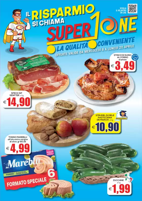 Volantino SuperOne a Prato | Il risparmio si chiama SuperOne | 2026-04-08T00:00:00.000Z - 2026-04-20T00:00:00.000Z