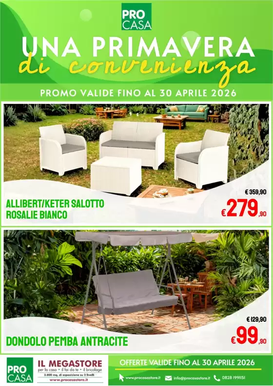 Volantino Procasa | Una primavera di convenienza | 2026-04-03T00:00:00.000Z - 2026-04-30T00:00:00.000Z