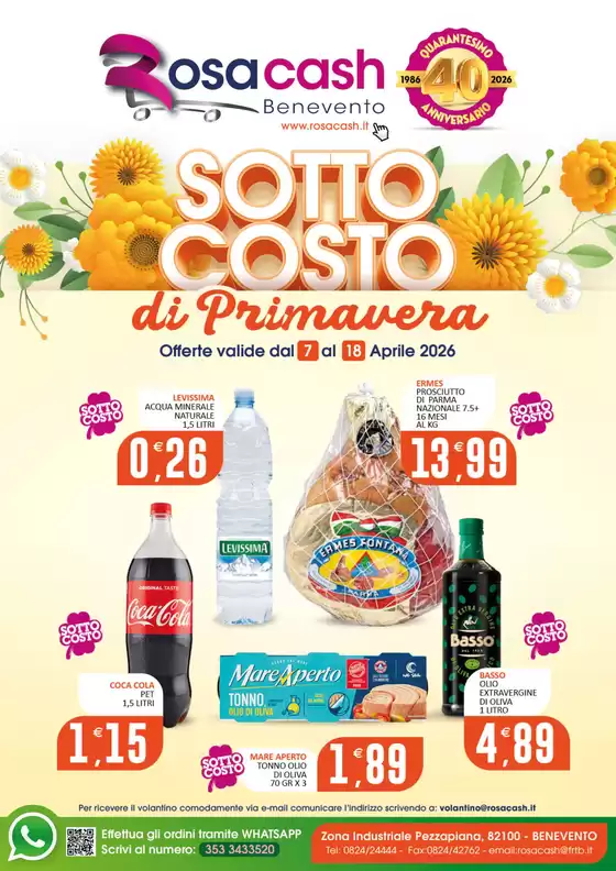 Volantino Rosa Cash | Sottocosto di primavera  | 2026-04-07T00:00:00.000Z - 2026-04-18T00:00:00.000Z
