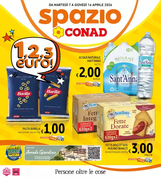 Volantino Spazio Conad | 1,2,3 Euro | 2026-04-07T00:00:00.000Z - 2026-04-16T00:00:00.000Z