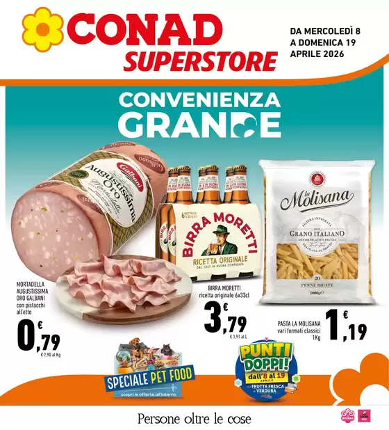 Volantino Conad Superstore | Convenienza Grande | 2026-04-08T00:00:00.000Z - 2026-04-19T00:00:00.000Z