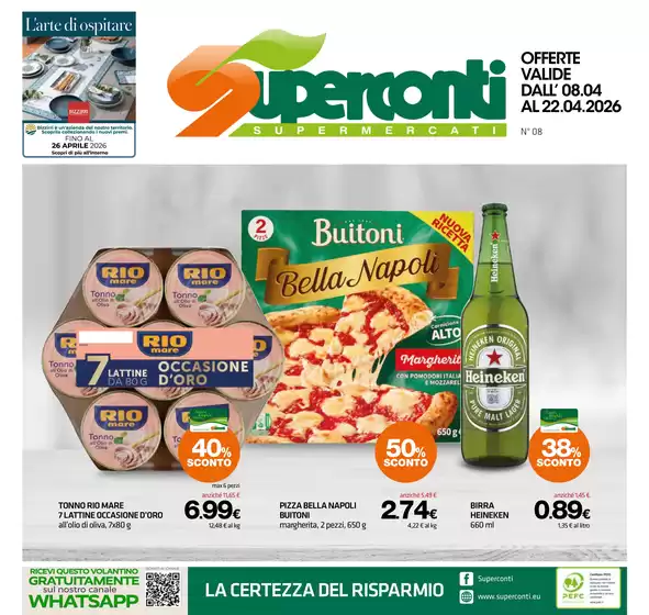 Volantino Superconti | Offerte valide dall'08.04 al 22.04.2026 | 2026-04-08T00:00:00.000Z - 2026-04-22T00:00:00.000Z