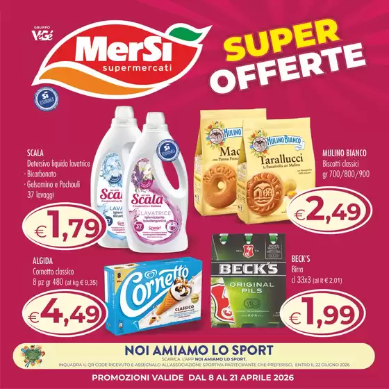Volantino Mersì | Super offerte | 2026-04-08T00:00:00.000Z - 2026-04-21T00:00:00.000Z