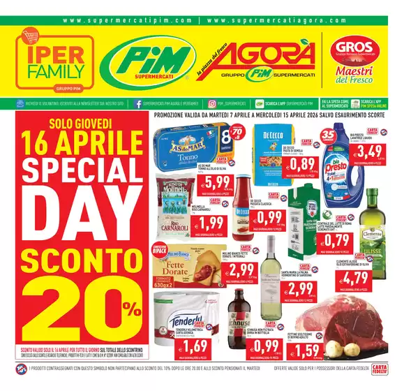 Volantino IperFamily | Promozione valida da 7 a 15 aprile 2026 | 2026-04-07T00:00:00.000Z - 2026-04-16T00:00:00.000Z