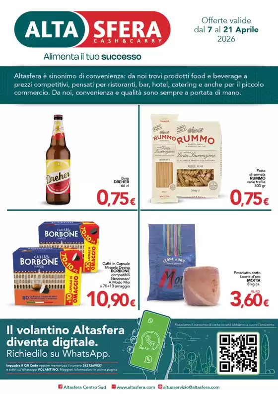 Volantino Altasfera | Offerte valide dal 7 al 21 Aprile 2026 | 2026-04-07T00:00:00.000Z - 2026-04-21T00:00:00.000Z